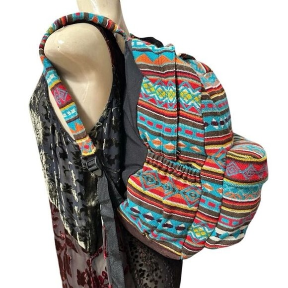 Boho Tribal Pattern Backpack Native Southwestern Ethnic‎ Vibes School Travel main image 16